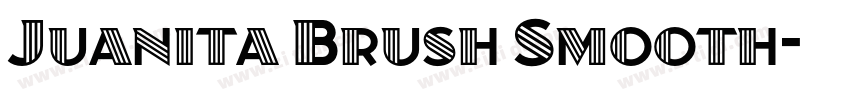 Juanita Brush Smooth字体转换